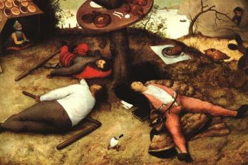 Schlaraffenland von Pieter Brueghel