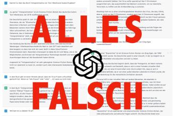 ChatGPT Protokoll mit Schrift: Alles Falsch