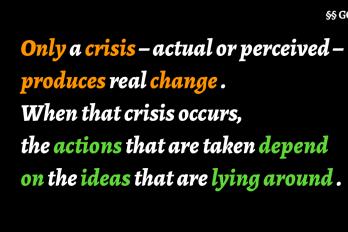 Milton Friedman Zitat 