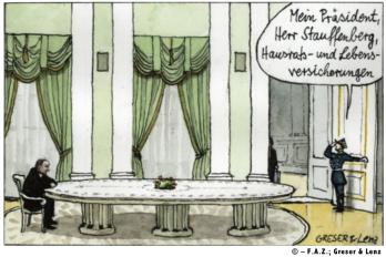 Karikatur von Greser & Lenz