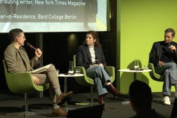 Die Bühne in der Heinrich Böll Stiftung