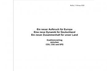 Form und Inhalt von Regierungsverträgen