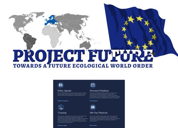 Imaginäre WebSite des Project Future