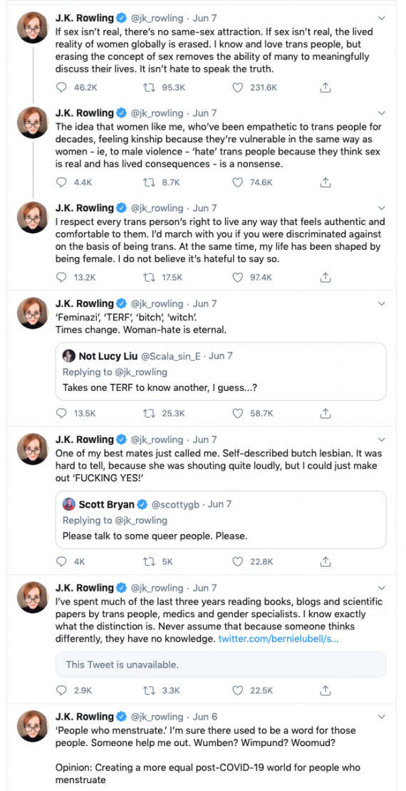 J.K.Rowling auf Twitter